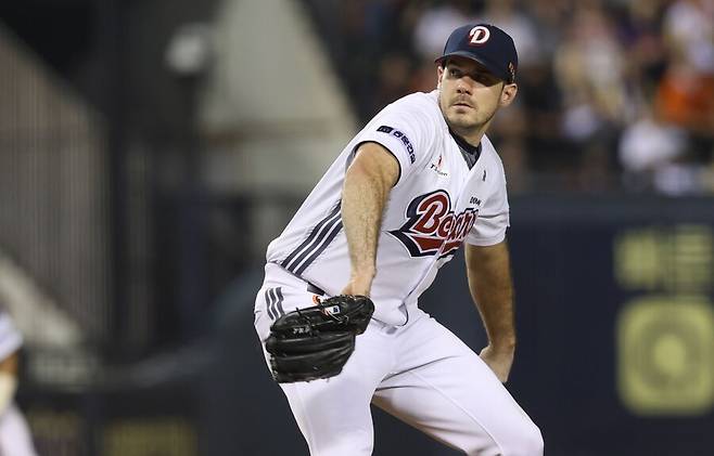 ▲ 잭 로그 ⓒ두산 베어스