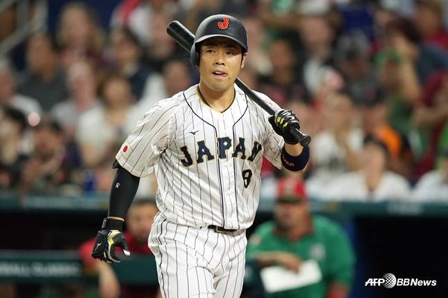 곤도 겐스케가 2023 WBC에 나선 모습. /AFPBBNews=뉴스1
