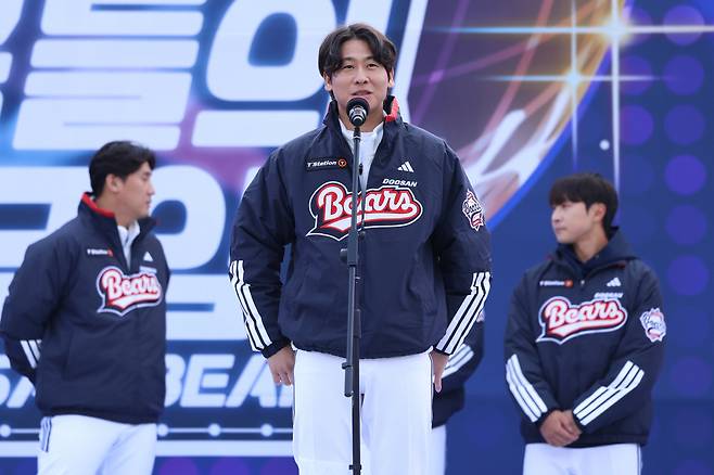 두산 베어스로 이적한 박찬호. 사진제공=두산 베어스