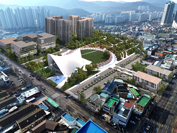 대구교도소 후적지 개발 조감도 [사진=달성군]