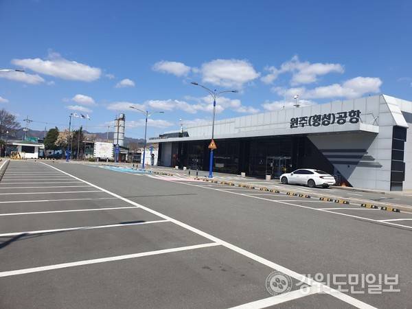 ▲ 강원 횡성읍 곡교리 소재 원주(횡성)공항. [강원도민일보 자료사진]&nbsp;