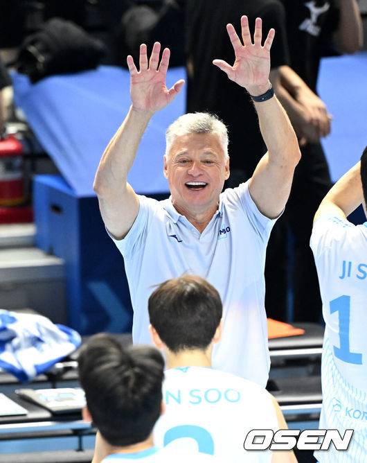 대한항공 점보스 헤난 달 조토 감독. /OSEN DB