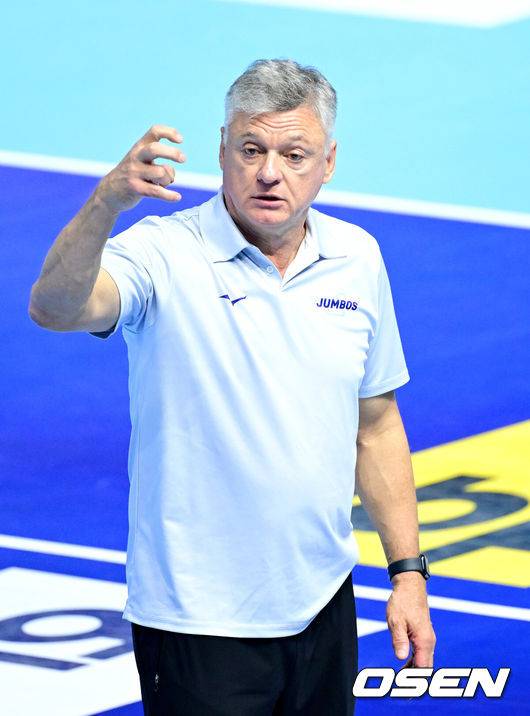 대한항공 점보스 헤난 달 조토 감독. /OSEN DB