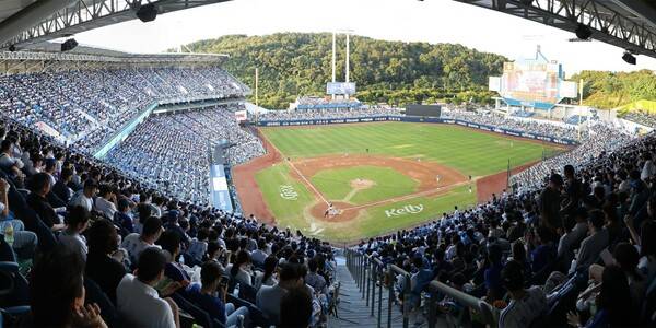 50% 이상의 관중은 여성 관중이다. (사진=삼성)