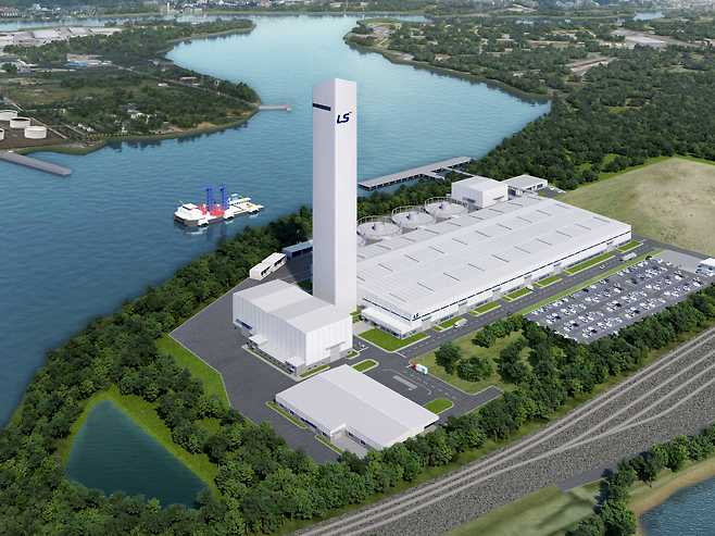 LS전선 미국 자회사 LS그린링크의 미국 버지니아주 해저케이블 공장 조감도./사진=LS