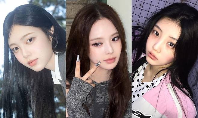 하츠투하츠 이안, 이즈나 방지민, 아일릿 원희. 사진 | 각 팀 SNS