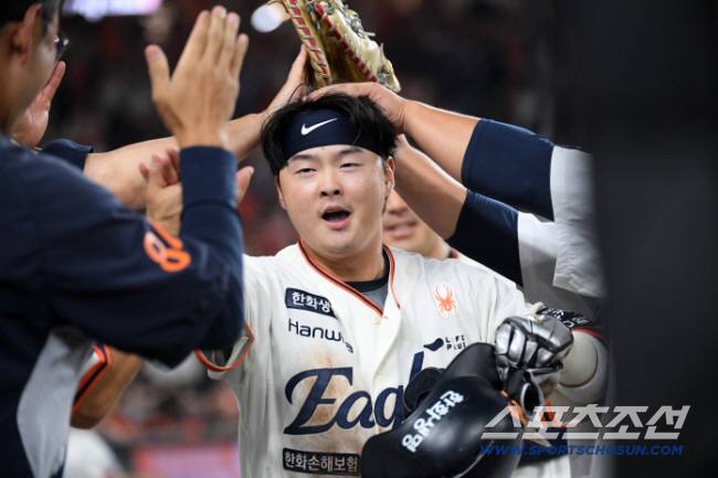 26일 대전 한화생명볼파크에서 열린 한화 이글스와 LG 트윈스의 경기. 한화 이도윤이 득점하고 있다. 대전=박재만 기자 pjm@sportschosun.com/2025.09.26/