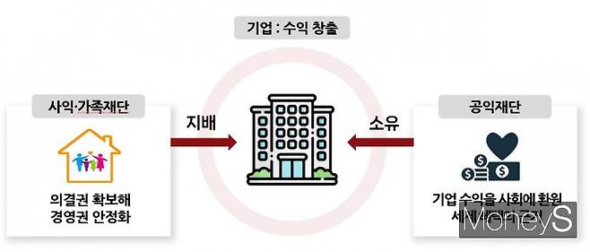 독일식 이원재단 제도. / 그래픽=강지호 기자