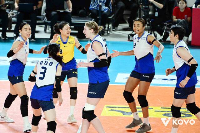 현대건설 선수단./KOVO