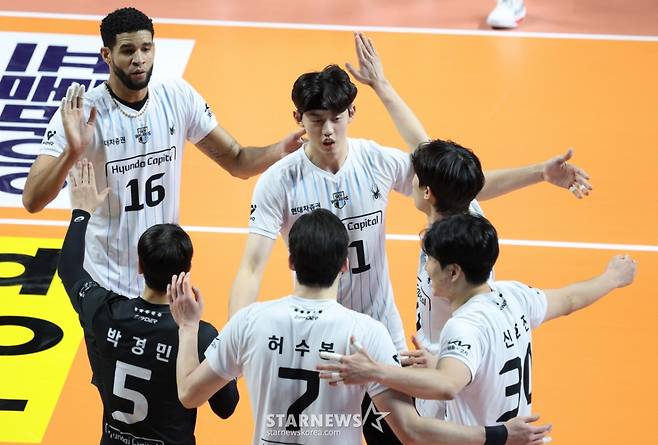 [포토] 정태준 '승리가 보인다'