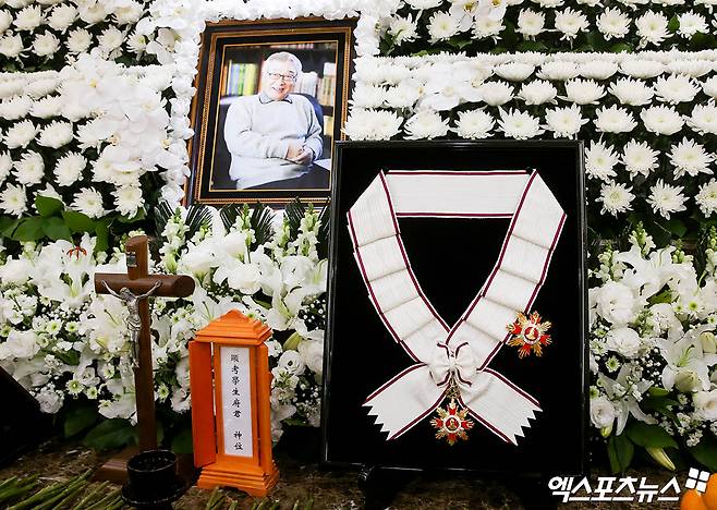 故 이순재 금관문화훈장.