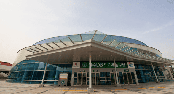 원주종합체육관 전경. 라이엇 게임즈 제공