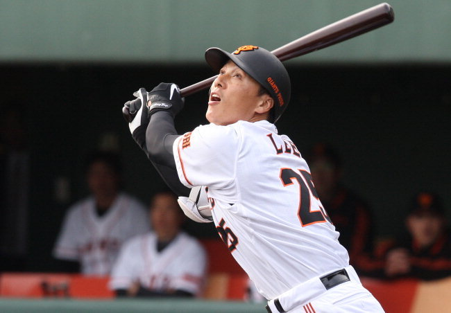 요미우리 자이언츠 시절 이승엽. 연합뉴스
