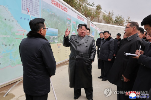 ◇북한 조선중앙통신은 강원도에서 회양군민발전소 준공식이 20일에 진행됐다고 지난 21일 보도했다. 통신은 김정은 북한 국무위원장이 준공식에 참석해 연설했다고 전했다.2025.11.21 사진=연합뉴스