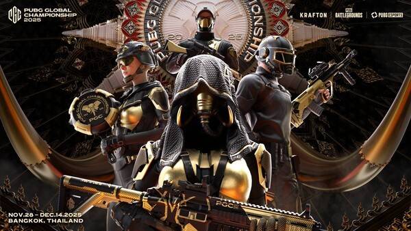 오늘(28일) 크래프톤이 'PUBG_배틀그라운드'의 최상위 국제 e스포츠 대회인 '펍지 글로벌 챔피언십 2025'를 태국 방콕에서 개막한다고 밝혔다. (크래프톤, 배틀그라운드 최상위 국제 e스포츠 대회 'PGC 2025' 개막). /사진=크래프톤