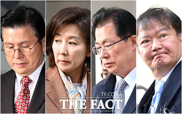 28일 서울남부지법에 따르면 나경원·윤한홍·이만희·이철규 의원과 황교안 전 국무총리, 이장우 대전시장, 강효상·곽상도·김선동·김성태·김명연·민경욱·박성중·이은재·윤상직·정갑윤·정양석·정용기·정태옥 전 의원 등 '국회 패스트트랙(신속처리안건) 충돌' 사건으로 벌금형을 선고받은 국민의힘 전·현직 의원 21명이 항소장을 제출했다. /서예원 기자