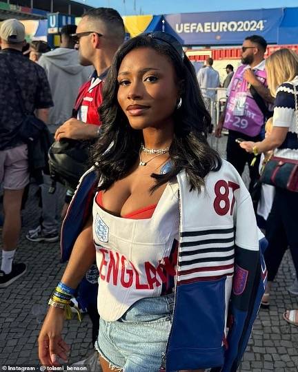 톨라미 벤슨 인스타그램 캡쳐