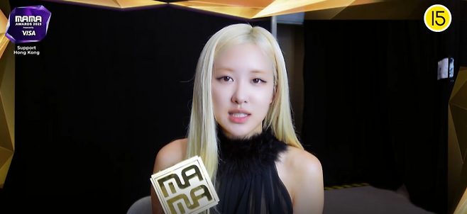 로제.사진=‘2025 마마’ 방송 캡처