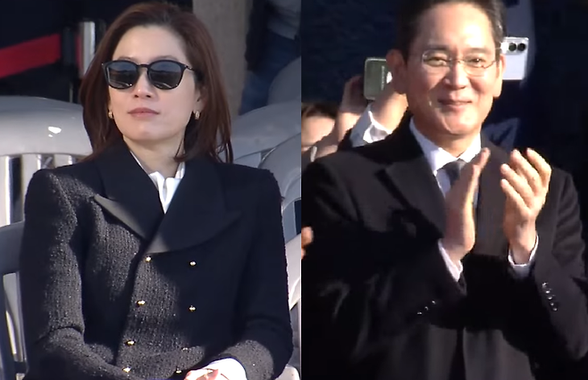 임세령 대상홀딩스 부회장과 이재용 삼성전자 회장 / 사진=KFN 유튜브 캡처