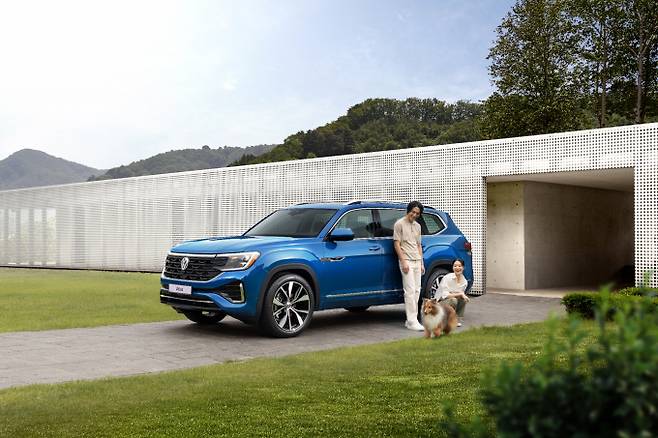 폭스바겐 아틀라스가 압도적인 실내 공간을 바탕으로 대형 SUV 시장에서 주목받고 있다. /사진=폭스바겐코리아