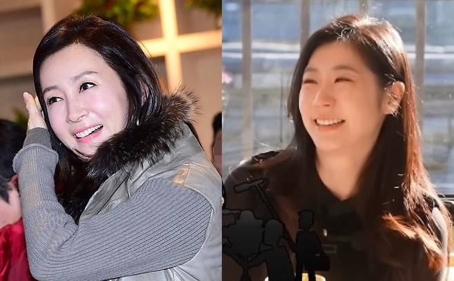 배우 전인화와 딸 유서현씨. 뉴스1, 유튜브 채널 ‘안녕하세요 최화정이에요’ 캡처
