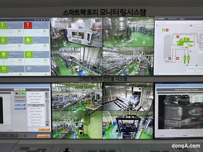 제주삼다수 스마트팩토리 공정.