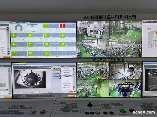 제주삼다수 스마트팩토리 공정.