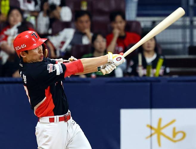 2025시즌 KIA 타이거즈의 주전 중견수 김호령.뉴스1