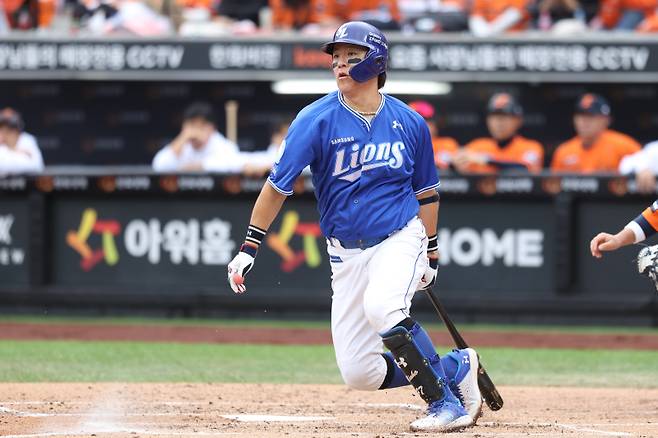 삼성 강민호. 삼성 제공