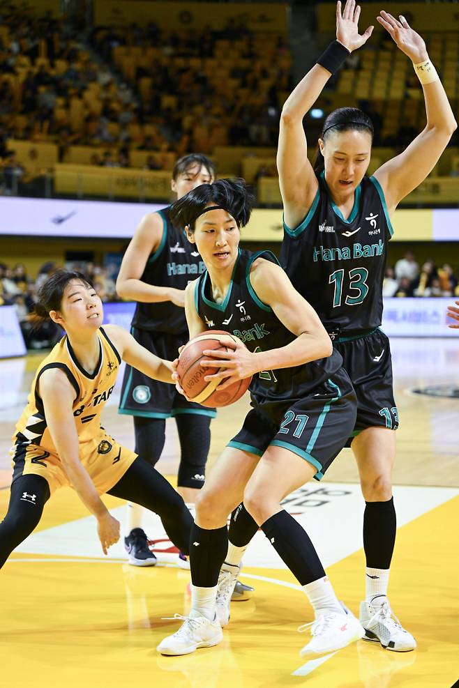 하나은행 사키. WKBL 제공