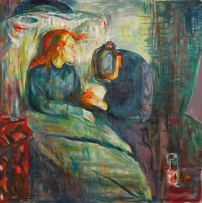 Edvard Munch [The Sick Child], 1927 ©Munchmuseet