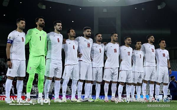 이란 축구대표팀 / 사진=GettyImages 제공
