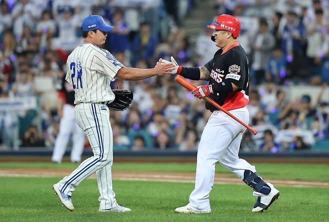 ▲ 오승환, 최형우 ⓒ삼성 라이온즈