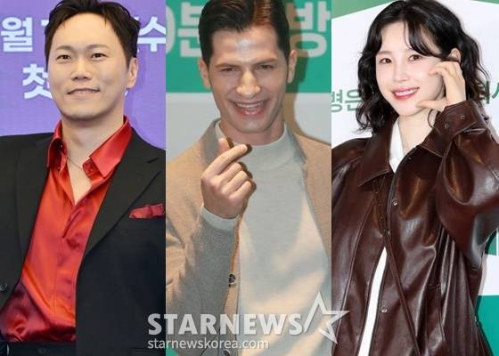 (왼쪽부터) 송진우, 알베르토 몬디, 전효성 /사진=스타뉴스