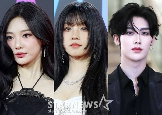 닝닝(왼쪽부터), 우기, 리키/사진=스타뉴스