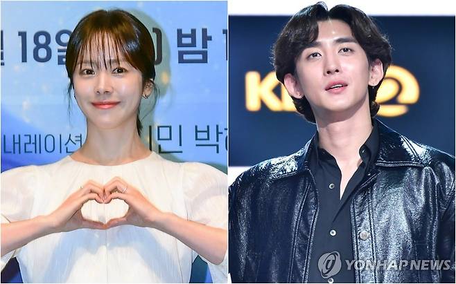 배우 한지민(왼쪽)·잔나비 최정훈 [연합뉴스 자료사진. 재판매 및 DB 금지]