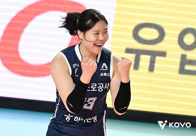 한국도로공사의 '특급 신인' 이지윤 [한국배구연맹 제공. 재판매 및 DB 금지]