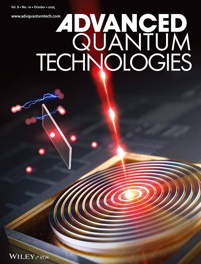 이번 연구결과가 게재된 국제학술지 ‘어드밴스드 퀀텀 테크놀로지스’ 10월호 표지.[KAIST 제공]