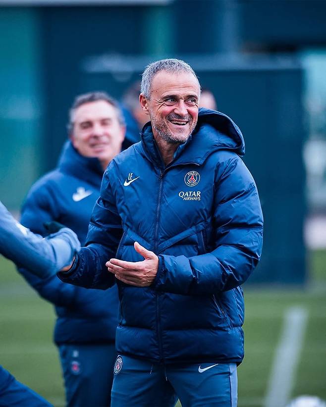 리버풀은 아르네 슬롯 감독을 경질할 경우, 루이스 엔리케 PSG 감독을 최우선 고려한다. 사진출처｜PSG 페이스북