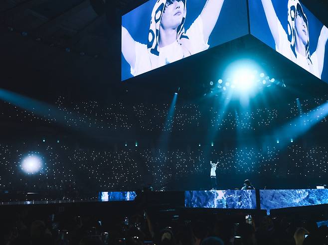 우즈의 단독 콘서트 ‘2025 우즈 프리뷰 콘서트 : 인덱스 제로(2025 WOODZ PREVIEW CONCERT : index_00)’가 30일 서울 송파구 잠실실내체육관에서 개최됐다. 이담엔터테인먼트