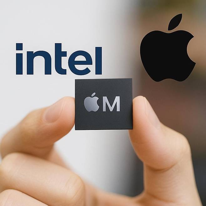 인텔이 앞으로 애플의 PC와 태블릿에 들어가는 애플리케이션 프로세서(AP) 를 생산하게 될 것으로 보인다. 사진=챗GPT