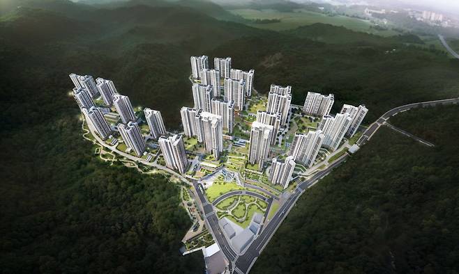 백사마을 조감도