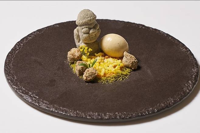 정식당의 시그니처 디저트 돌하르방. 인스타그램