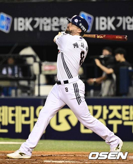 두산 베어스 시절 제이크 케이브. /OSEN DB