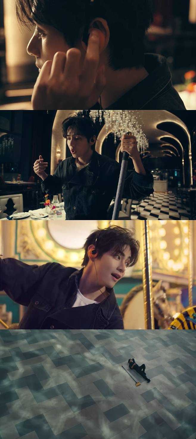 BTS 뷔. 유튜브 파라다이스 공식 계정