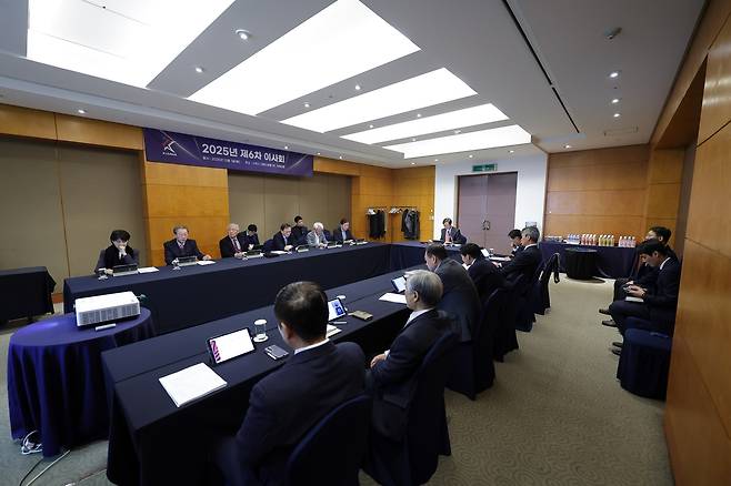 한국프로축구연맹 2025년 제6차 이사회 모습 [한국프로축구연맹 제공. 재판매 및 DB 금지]