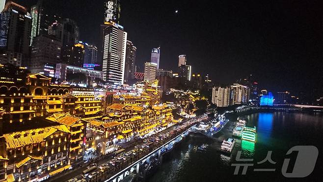 충칭 홍야동 모습 ⓒ News1 정은지 특파원