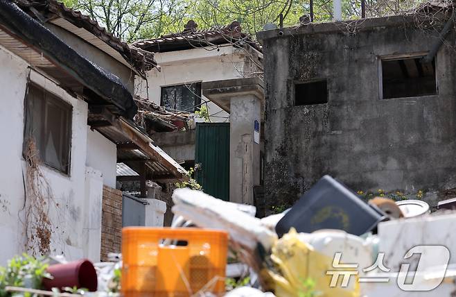 서울 마지막 달동네인 노원구 중계본동 '백사마을'이 철거된다. 사진은 서울 노원구 백사마을의 모습. /뉴스1 ⓒ News1 김성진 기자