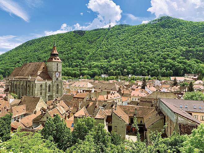 전망대에서 바라본 탐파 산의 경치