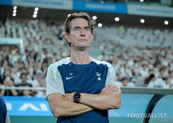 토마스 프랑크 토트넘홋스퍼 감독. 서형권 기자